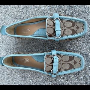 COACH size 10 loafers like new